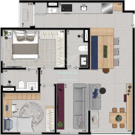 Imagem Apartamento com 3 Quartos à Venda, 70 m² em Santo Amaro - São Paulo Imagem Apartamento com 3 Quartos à Venda, 70 m² em Santo Amaro - São Paulo