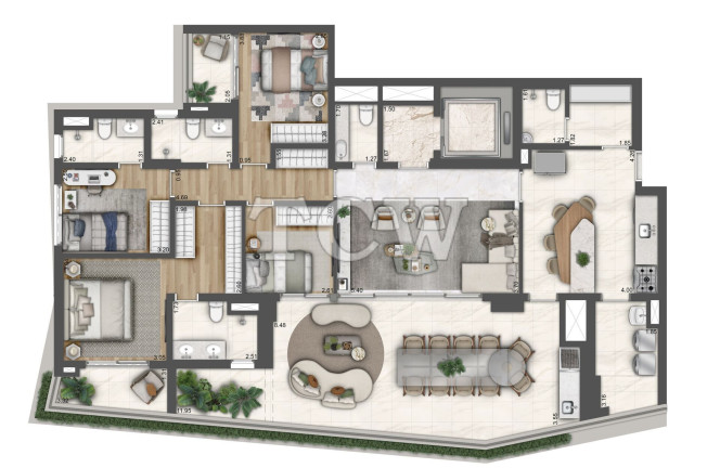 Imagem Apartamento com 4 Quartos à Venda, 190 m² em Paraíso - São Paulo
