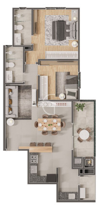 Imagem Apartamento com 2 Quartos à Venda, 82 m² em Costa E Silva - Joinville Imagem Apartamento com 2 Quartos à Venda, 82 m² em Costa E Silva - Joinville