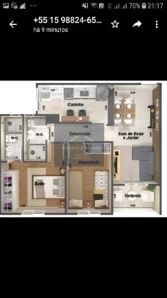 Imagem Apartamento com 2 Quartos à Venda, 50 m² em Condomínio Up Club - Votorantim Imagem Apartamento com 2 Quartos à Venda, 50 m² em Condomínio Up Club - Votorantim