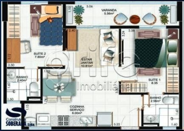Imagem Apartamento com 2 Quartos à Venda, 50 m² em Parangaba - Fortaleza