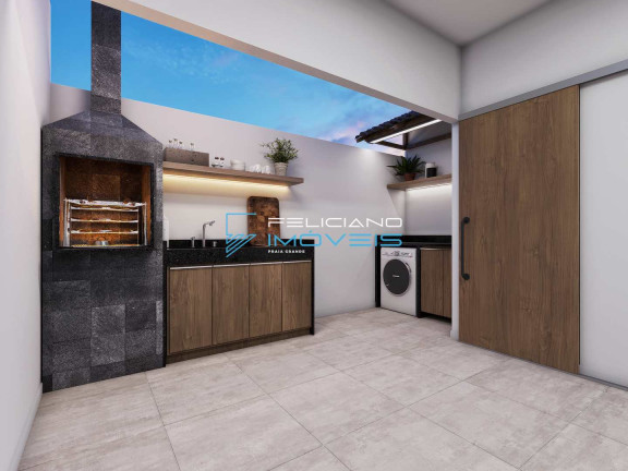Imagem Casa de Condomínio com 2 Quartos à Venda, 118 m² em Canto Do Forte - Praia Grande