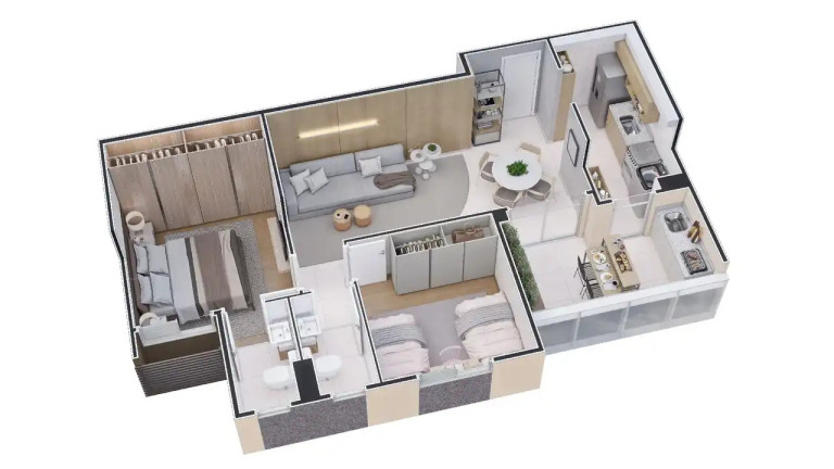 Imagem Apartamento com 2 Quartos à Venda, 65 m² em Gutierrez - Belo Horizonte Imagem Apartamento com 2 Quartos à Venda, 65 m² em Gutierrez - Belo Horizonte