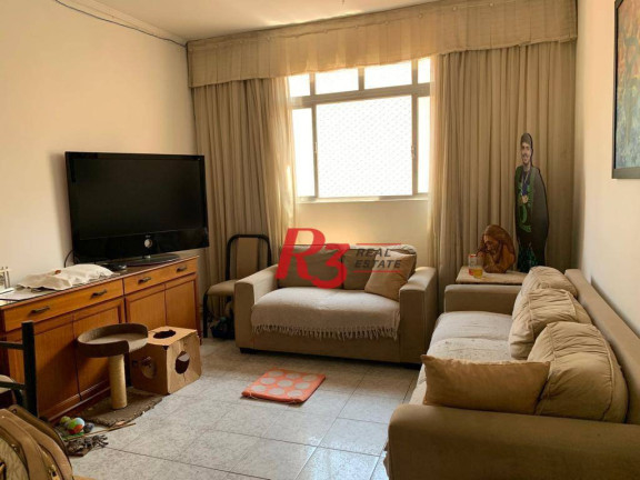 Apartamento com 3 Quartos à Venda, 137 m² em Gonzaga - Santos