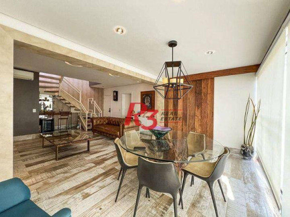 Imagem Cobertura com 3 Quartos à Venda, 168 m² em Pompéia - Santos