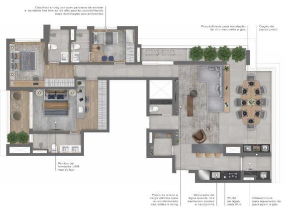 Apartamento com 3 Quartos à Venda, 148 m² em Vila Madalena - São Paulo
