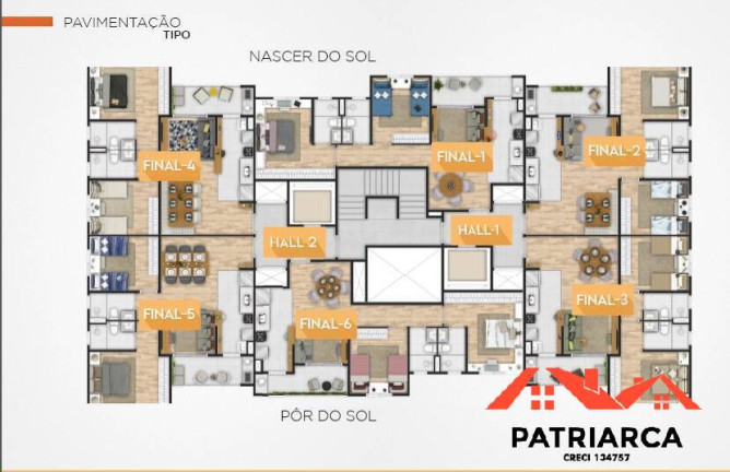 Imagem Apartamento com 2 Quartos à Venda, 60 m² em Santa Terezinha - Paulínia Imagem Apartamento com 2 Quartos à Venda, 60 m² em Santa Terezinha - Paulínia