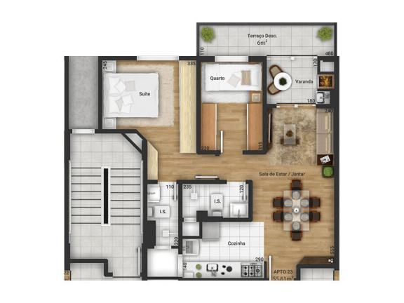 Imagem Apartamento com 2 Quartos à Venda, 90 m² em Tingui - Curitiba Imagem Apartamento com 2 Quartos à Venda, 90 m² em Tingui - Curitiba