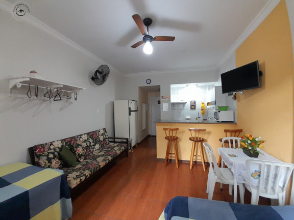 Imagem Kitnet com 1 Quarto para Alugar ou Temporada, 55 m² em Pitangueiras - Guarujá