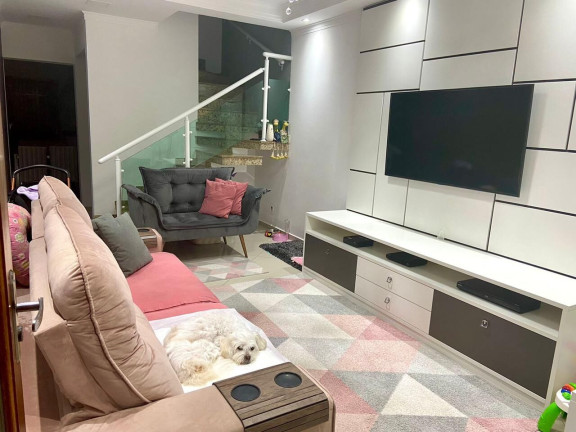 Imagem Sobrado com 3 Quartos à Venda, 110 m² em Parque Jaçatuba - Santo André