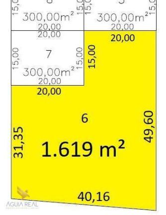 Terreno à Venda, 1.619 m² em São Francisco - Campo Grande