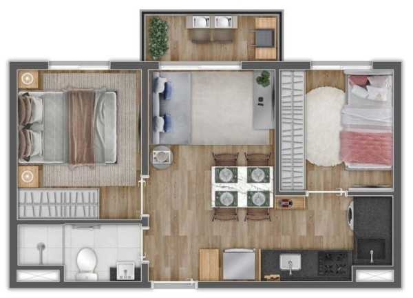 Imagem Apartamento com 2 Quartos à Venda, 43 m² em Ipiranga - São Paulo Imagem Apartamento com 2 Quartos à Venda, 43 m² em Ipiranga - São Paulo