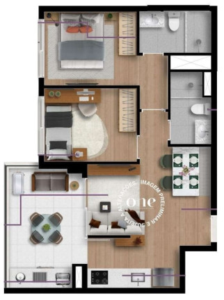 Imagem Apartamento com 3 Quartos à Venda, 73 m² em Santo Amaro - São Paulo