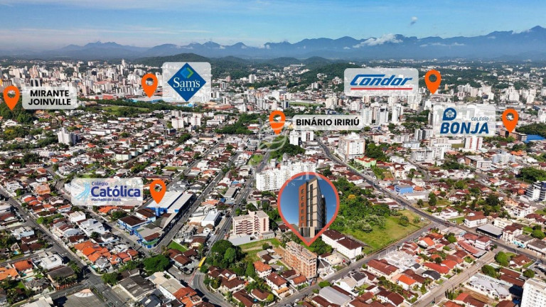 Imagem Apartamento com 2 Quartos à Venda, 78 m² em Saguaçu - Joinville