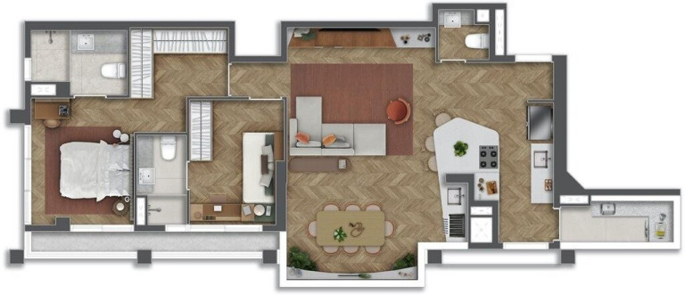 Imagem Apartamento com 2 Quartos à Venda, 94 m² em Pinheiros - São Paulo Imagem Apartamento com 2 Quartos à Venda, 94 m² em Pinheiros - São Paulo