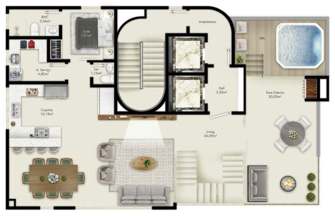 Imagem Apartamento com 3 Quartos à Venda, 125 m² em Centro - Balneário Camboriú Imagem Apartamento com 3 Quartos à Venda, 125 m² em Centro - Balneário Camboriú
