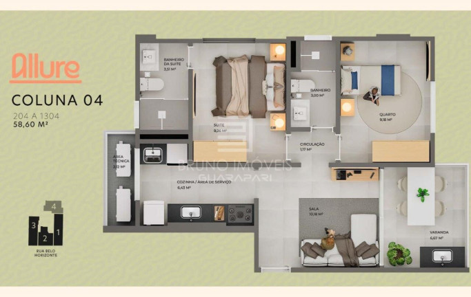 Imagem Apartamento com 2 Quartos à Venda, 58 m² em Praia Do Morro - Guarapari Imagem Apartamento com 2 Quartos à Venda, 58 m² em Praia Do Morro - Guarapari