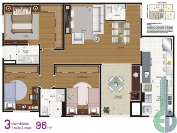 Imagem Imóvel com 3 Quartos à Venda, 96 m² em Santa Paula - São Caetano Do Sul Imagem Imóvel com 3 Quartos à Venda, 96 m² em Santa Paula - São Caetano Do Sul