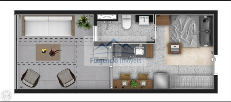 Imagem Imóvel com 1 Quarto à Venda, 30 m² em Moema - São Paulo