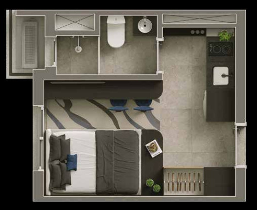Imagem Apartamento com 1 Quarto à Venda, 55 m² em Vila Olímpia - São Paulo Imagem Apartamento com 1 Quarto à Venda, 55 m² em Vila Olímpia - São Paulo