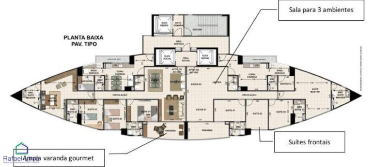 Apartamento com 4 Quartos à Venda, 149 m² em Encruzilhada - Recife