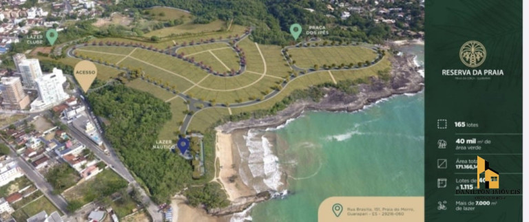 Terreno à Venda, 417 m² em Praia Do Morro - Guarapari