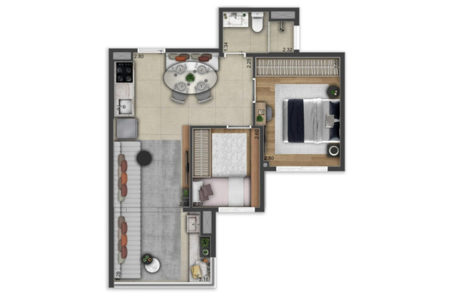 Imagem Imóvel com 2 Quartos à Venda, 45 m² em Penha De França - São Paulo