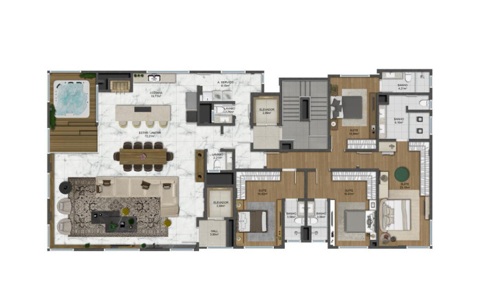 Imagem Apartamento com 4 Quartos à Venda, 206 m² em Centro - Capão Da Canoa Imagem Apartamento com 4 Quartos à Venda, 206 m² em Centro - Capão Da Canoa