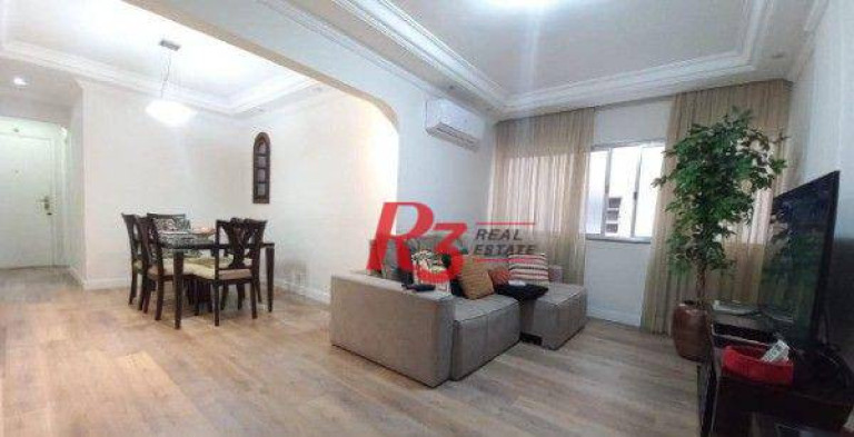 Apartamento com 3 Quartos à Venda, 140 m² em Embaré - Santos