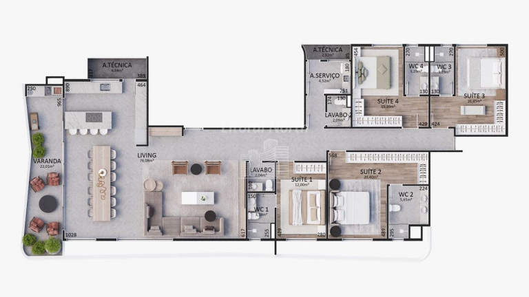 Imagem Apartamento com 3 Quartos à Venda, 169 m² em Fazenda - Itajaí Imagem Apartamento com 3 Quartos à Venda, 169 m² em Fazenda - Itajaí