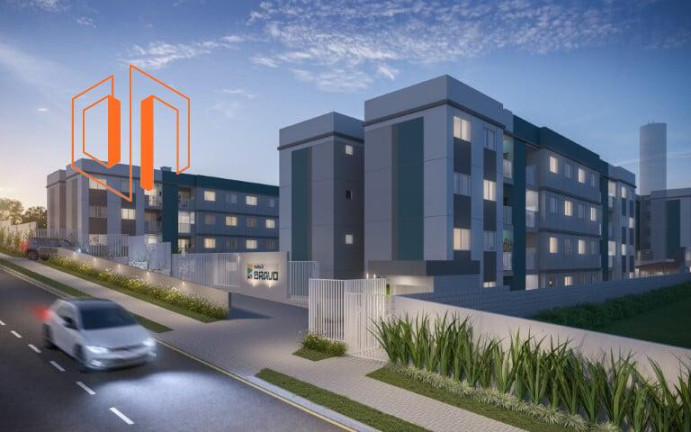 Imagem Apartamento com 2 Quartos à Venda, 45 m² em Jardim Amélia - Pinhais