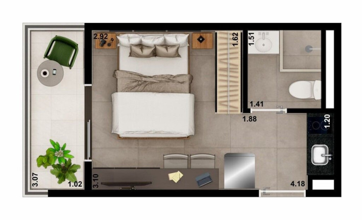 Imagem Apartamento com 1 Quarto à Venda, 27 m² em Vila Clementino - São Paulo Imagem Apartamento com 1 Quarto à Venda, 27 m² em Vila Clementino - São Paulo