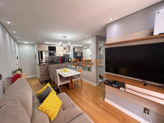 Imagem Apartamento com 3 Quartos à Venda, 62 m² em Jardim Bela Vista - Guarulhos