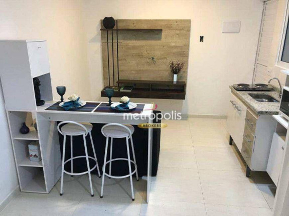 Studio com 1 Quarto para Alugar, 35 m² em Vila Dom Pedro I - São Paulo