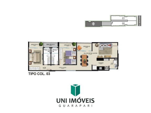 Imagem Apartamento com 3 Quartos à Venda, 109 m² em Praia Do Morro - Guarapari