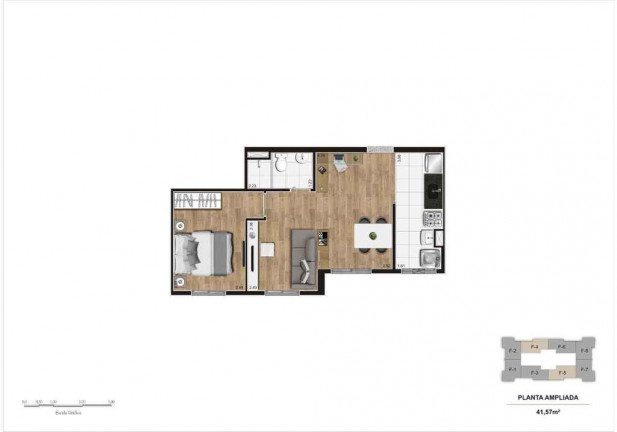 Imagem Apartamento com 2 Quartos à Venda, 41 m² em Parque Jabaquara - São Paulo