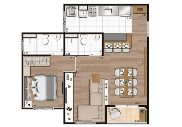 Imagem Apartamento com 2 Quartos à Venda, 40 m² em Vila Pirituba - São Paulo Imagem Apartamento com 2 Quartos à Venda, 40 m² em Vila Pirituba - São Paulo