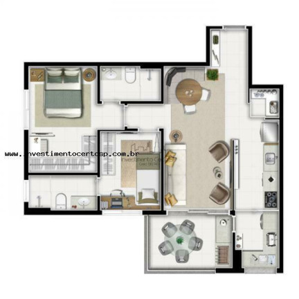 Imagem Apartamento com 2 Quartos à Venda, 70 m² em Sumarezinho - São Paulo