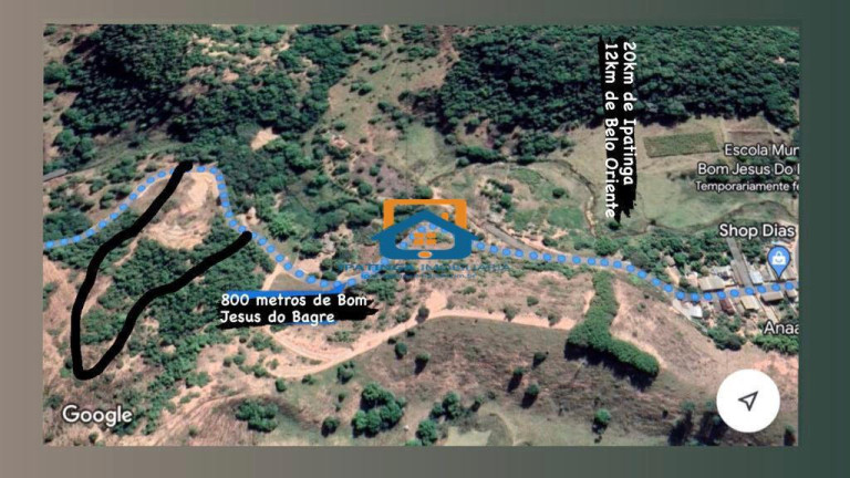 Imagem Chácara à Venda, 25.000 m² em Bom Jesus Do Bagre - Belo Oriente Imagem Chácara à Venda, 25.000 m² em Bom Jesus Do Bagre - Belo Oriente
