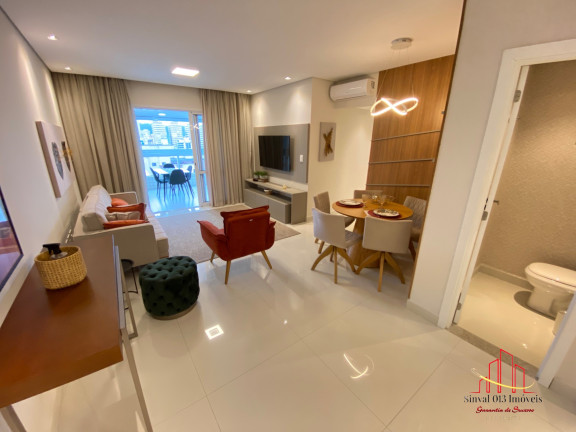 Apartamento com 3 Quartos à Venda, 134 m² em Canto Do Forte - Praia Grande