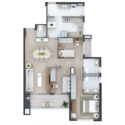 Imagem Apartamento com 3 Quartos à Venda, 105 m² em Juvevê - Curitiba Imagem Apartamento com 3 Quartos à Venda, 105 m² em Juvevê - Curitiba