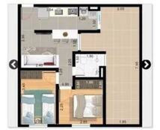 Imagem Apartamento com 2 Quartos à Venda, 46 m² em Caguassu - Sorocaba