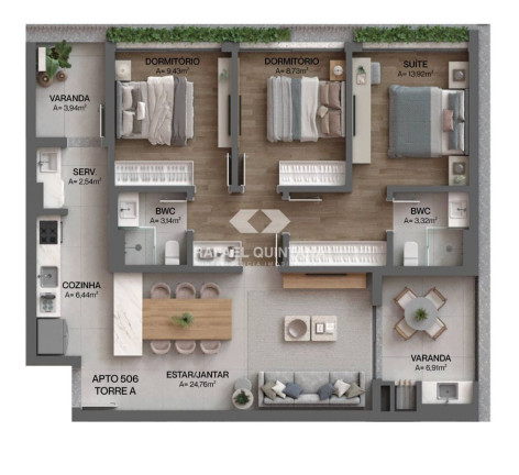 Imagem Apartamento com 1 Quarto à Venda, 76 m² em Cacupé - Florianópolis Imagem Apartamento com 1 Quarto à Venda, 76 m² em Cacupé - Florianópolis