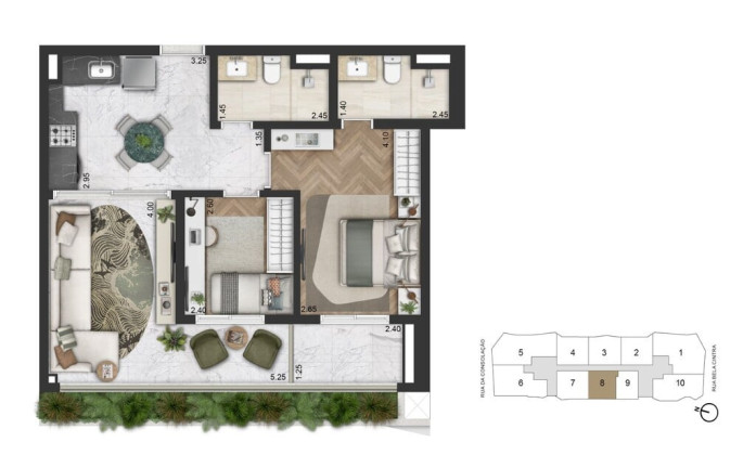 Imagem Apartamento com 2 Quartos à Venda, 71 m² em Consolação - São Paulo Imagem Apartamento com 2 Quartos à Venda, 71 m² em Consolação - São Paulo
