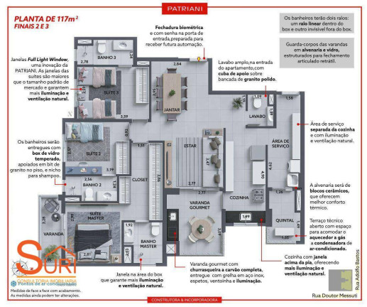 Imagem Apartamento com 3 Quartos à Venda, 113 m² em Vila Bastos - Santo André