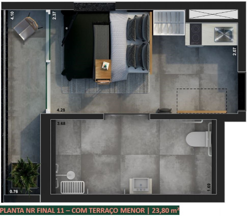 Imagem Studio com 1 Quarto à Venda, 20 m² em Vila Clementino - São Paulo