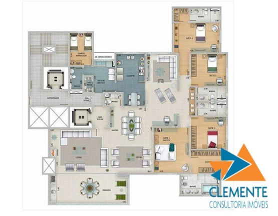 Imagem Apartamento com 4 Quartos à Venda, 288 m² em Belvedere - Nova Lima Imagem Apartamento com 4 Quartos à Venda, 288 m² em Belvedere - Nova Lima