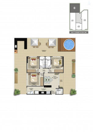 Imagem Imóvel com 2 Quartos à Venda, 65 m² em Centro - Guarapari