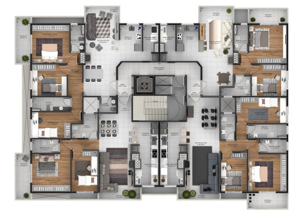 Imagem Apartamento com 3 Quartos à Venda, 114 m² em Humaita - Bento Gonçalves