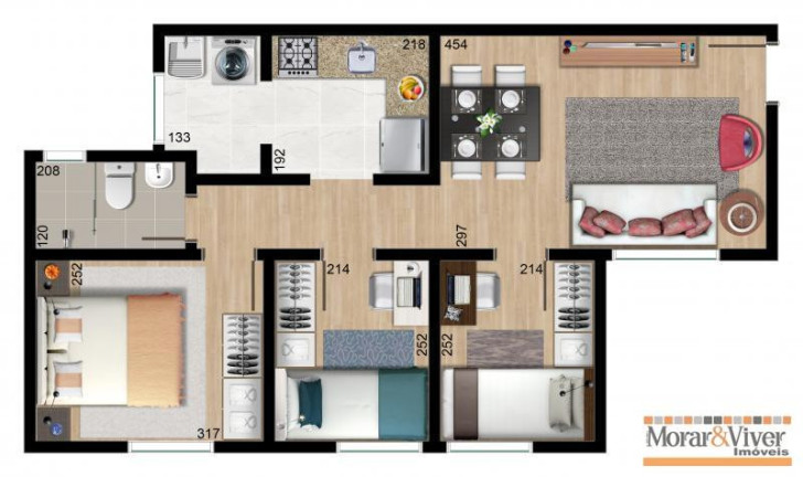Imagem Apartamento com 3 Quartos à Venda, 58 m² em Santa Cândida - Curitiba Imagem Apartamento com 3 Quartos à Venda, 58 m² em Santa Cândida - Curitiba
